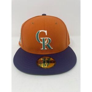 New Era Colorado Rockies Cactus Fruit 59FIFTY Hatclub Fitted Hat Mens Size 7 3/8